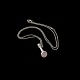 Georg Jensen 
Sterling Silver 
Pendant with 
Rose Quartz. 
DROPLET #453
Designed by 
Kim Buck. ...