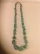 Turquoise 
necklace in 
progress.
with old green 
turquoises.
Length: 47 cm.
Size from: 7x8 
mm ...