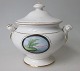 Toy lid tureen 
fayence, 19th 
century. 
Germany. With 
gilding and 
hand painting 
landscapes. ...