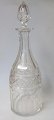 Antique crystal 
decanter, 19th 
century. With 
cuts and 
stopper. H: 33 
cm.