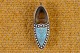 Pendant of 
Marokken shoe 
in mini size of 
silver, gildet 
silver 
dekorated with 
enameled in ...