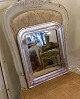 Beautiful Louis 
Philippe silver 
mirror with 
original mirror 
glass. Nice 
leaf 
silver-plated 
...