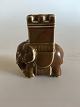 Bing & Grondahl 
Stoneware 
Elephant / 
Matchstick 
Holder No 7653. 
Has a chip on 
the" Matchstick 
...