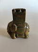 Bing & Grondahl 
Stoneware 
Elephant / 
Matchstick 
Holder No 
2125M. In good 
condition. 9.5 
cm H (3 ...