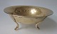 Hammered three 
pin bowl, 
brass, 19th 
century. 
Denmark. I. 
Brandt. Dia. 
14.8 cm. Height 
.: 6,5 ...