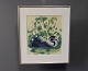 Lithographic 
print in 
beautiful 
colous of a 
peacock, no 
signature.
H - 40 cm and 
W - 35 ...