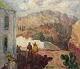 Vantore, Mogens 
(1895 - 1977) 
Denmark: A view 
from the Sierra 
Nevada, Spain. 
Oil on canvas. 
...