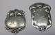 Par Danish 
silver coat 
marks. 20th 
century. H .: 
4.2 to 5.2 cm. 
B .: 3.5 to 4 
cm. Stamped.