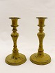 A pair of 
1800-century 
painted pewter 
candlesticks H. 
20 cm. No. 
292024