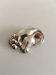 Georg Jensen 
Sterling Silver 
Tulip Brooch No 
100B with 
Coral. Measures 
4.5 cm / 1 
49/64 in. ...