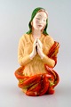 Keramos, 
Vienna, praying 
woman, 
porcelain 
figure.
Beautiful 
figurine approx 
1940s.
Measures: ...
