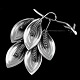 Danish Sterling 
Silver Leaf 
Brooch - Aarre 
& Krogs Eftf.
Designed and 
made by Aarre & 
Krogs ...