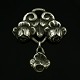 Georg Alberg 
Halling. Danish 
Art Nouveau 
Silver Brooch
Designed and 
crafted by 
Georg Albert 
...