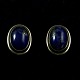 Georg Jensen. 
Sterling Silver 
Screw Back 
Earrings with 
Lapis Lazuli  
#86 - Harald 
...