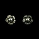 Georg Jensen. 
Ear Clips of 
the Year with 
Silverstone - 
Heritage 2002. 
Sterling 
Silver 925 ...
