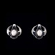 Georg Jensen. 
Ear Clips of 
the Year with 
Silverstone - 
Heritage 2006. 
Sterling 
Silver 925 ...