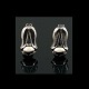 Georg Jensen. 
Ear Clips of 
the Year with 
Silverstone - 
Heritage 2007. 
Sterling 
Silver 925 ...