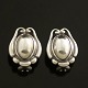 Georg Jensen. 
Ear Clips of 
the Year with 
Silverstone - 
Heritage 2009. 
Sterling 
Silver 925 ...