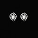 Georg Jensen. 
Ear Clips of 
the Year with 
Mother of the 
Pearl  - 
Heritage 2016. 
Sterling 
Silver ...