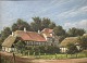 Frandsen, 
Frands (1885 - 
1979) Denmark: 
Oust Mill at 
Randers. Oil on 
canvas. Signed. 
F. ...