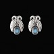 Georg Jensen. 
Sterling Silver 
Ear Clips with 
Moonstone #108
Designed by 
Georg Jensen 
1866 - ...