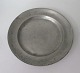 Pewter plate 
1853. Dia .: 
22.5 cm. With 
inscription on 
the edge: G + F 
+ 1853 + P +. 
Without ...