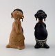 Rolf Palm, 
Höganäs, two 
hottentots, 
unique ceramic 
figures.
Swedish 
design.
Measures: 10 
...