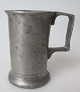 1/2 pot 
measuring cup 
in pewter, 
1883, L. 
Buntzen, 
Copenhagen, 
Denmark. 
Height: 8.5 cm. 
Stamped.