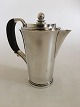 Georg Jensen 
"Pyramid" 
Sterling Silver 
Chocolate Pot 
No. 600 E. 
Designed by 
Harald Nielsen. 
With ...