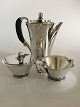 Georg Jensen 
"Pyramid" 
Sterling Silver 
Coffee Set No. 
600 B. Designed 
by Harald 
Nielsen. All 
the ...