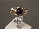 Ring in 925 
sterling silver 
with purple 
stone stamped 
MPC by 
M.P.
Christoffersen.
size - 51.