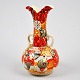 Satsuma vase. 
Faience. Japan 
19th century. 
Polycrom 
decoration with 
figures. H: 20 
cm.