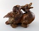 Royal 
Copenhagen 
large pottery 
figure no. 
20281, Ducks 
designed by 
Knud Kyhn.
Height approx. 
24 ...