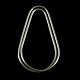Georg Jensen 
Sterling Silver 
Paper Clip 
#A12B
Stamped with 
post-1945 GJ 
Hallmarks 
(Dotted ...