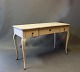 Gray painted 
desk in the 
style of 
gustavian from 
the 1930s.
H - 77 cm, W - 
188 cm and D - 
48 cm.

