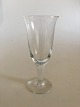 "White Bells" 
Beer Glass 
Holmegaard. 19 
cm H. Design 
Ole Winther 
1974.