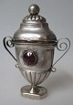 Vase-shaped 
vinagrette egg 
in silver, 
Engelsbrecht 
J&oslash;rgensen 
Brinch (ca. 
1803 - ca. 
1870) ...
