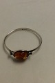 Niels Erik From 
Sterling Silver 
Bracelet with 
Amber. Inner 
measurement 5 
cm / 1 31/32". 
Weighs ...
