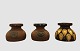 Small vases
Height: 7,5 cm
Price per 
brown vase: 225 
kr
Price of 
patterned vase: 
475 ...
