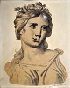 German artist 
(19th century) 
Portrait of a 
woman. Lead on 
paper. Signed: 
Carl Reinshagen 
1839. ...