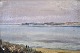 Foss, Harald 
Frederik (1843 
- 1922) 
Denmark. 
Landscape. Oil 
on cardboard. 
Verso signed. 
Dated: ...