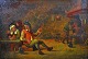 Unknown artist, 
19th century. 
Inn scene. Oil 
on oak panel. 
Unsigned. 23 x 
33 cm.
Framed.
Copy ...