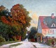 Pedersen, Viggo 
(1854 - 1926) 
Denmark: 
Landscape. 
Karlsberg near 
Hillerød. Oil 
on plate. 
Signed. ...