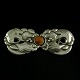 Danish Art 
Nouveau Silver 
belt buckle 
with Amber - 
Christian 
Fjerdingstad 
1891-1968.
Designed ...