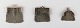 Three small 
ladies silver 
purses, approx. 
1900, knitted 
bag.
Largest 
measures: 6.5 
cm. x 6 ...