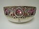 A. Michelsen. 
Silver (833). 
Round silver 
bowl with red 
glass insert. 
Diameter 20 cm. 
With ...