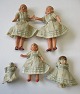 Collection of 
antique 
miniature 
dolls, Germany, 
9 pieces. 
19/20. year. In 
porcelain and 
metal. 4 ...