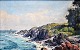 Wyke, Nils 
Andersson (1868 
- 1937) Sweden. 
Coastal Scene, 
Skaane. Signed: 
NA Wyke. Oil on 
...