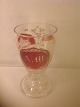 Antique German 
Glass
with flowers 
in enamel and 
gold
Text: A.M, 
Belle Vue,
Red overfang 
...