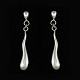 Silverline. 
Sterling Silver 
Earrings.
Designed and 
crafted by 
Silverline, 
Aarhus.
L. 3,5 cm. / 
...